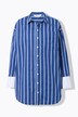 Overhemd, oversized, strepen, lange mouwen