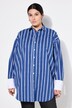 Overhemd, oversized, strepen, lange mouwen