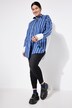 Overhemd, oversized, strepen, lange mouwen