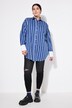 Overhemd, oversized, strepen, lange mouwen