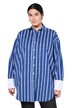 Košile, oversize, pruhy, dlouhé rukávy