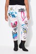 Pantaloni sportivi con effetto stropicciato, graffiti e cintura elastica