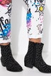 Pantaloni sportivi con effetto stropicciato, graffiti e cintura elastica
