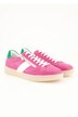 Sneaker di pelle con zip e larghezza G
