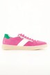 Sneaker di pelle con zip e larghezza G