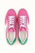 Sneaker di pelle con zip e larghezza G