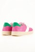 Sneaker di pelle con zip e larghezza G