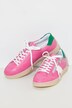 Sneaker di pelle con zip e larghezza G