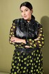 Veste i imitert skinn, cropped boxy form, dekorative maljer