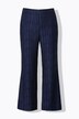 Pantalon jambe droite et large, taille confortable et matière texturée