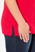 T-shirt oversize. Col V et manches courtes. Motif animal