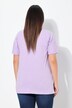 T-shirt, diermotief, oversized, V-hals, halve mouwen
