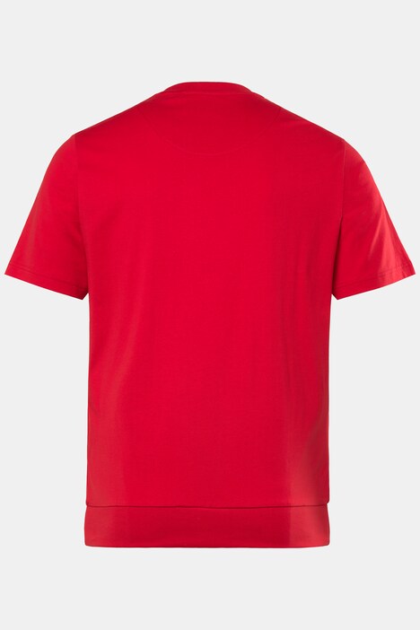 Men+ T-shirt, korte ærmer, mavevenlig pasform, print, rund hals, op til str. 8XL