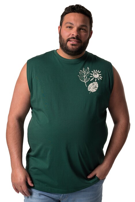 Tílko Men+, potisk, kulatý výstřih, do 8XL