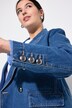 Blazer, dongeri, ledig fasong, dobbelspent