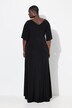 Draped Silhouette Evening Gown