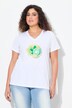 Sequined Citrus Short Sleeve Graphic Tee