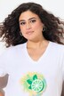 Sequined Citrus Short Sleeve Graphic Tee