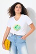 Sequined Citrus Short Sleeve Graphic Tee