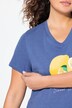 Sequined Citrus Short Sleeve Graphic Tee