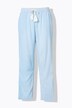 Gestreepte broek Rose, seersucker, wijde pijpen, elastische tailleband