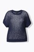 Pull à paillettes. Col rond et épaules ultra-basses