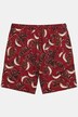Men+ viskose-shorts, alloverprint, elastisk linning, op til 8XL
