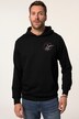 Sweat-shirt à capuche JP 1880, molleton, style vintage et imprimé dans le dos - jusqu'au 8 XL