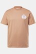 Men+ T-skjorte, halve ermer, ryggtrykk, rund hals, opptil 8 XL