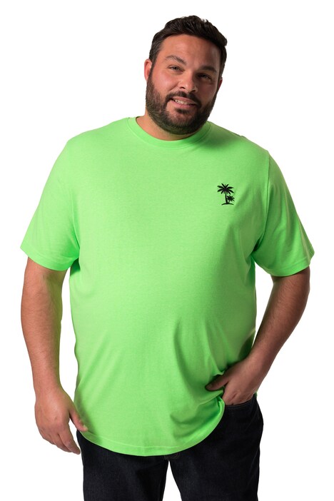Tričko Men+, krátké rukávy, neonová výšivka, do 8XL