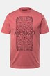 Men+ camiseta, media manga, estampado frontal, look vintage, hasta la 8 XL