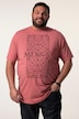 Men+ camiseta, media manga, estampado frontal, look vintage, hasta la 8 XL