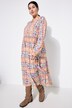 Robe Maxi, imprimé all-over, col V, volants