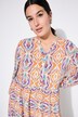 Robe Maxi, imprimé all-over, col V, volants