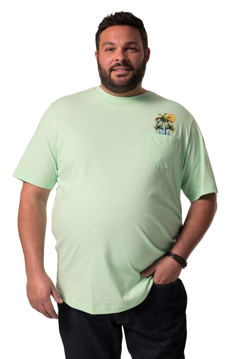 Tričko Men+, krátké rukávy, potisk, kulatý výstřih, do 8XL