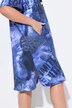 Robe de plage en molleton à manches 1/2 et capuche, OEKO-TEX