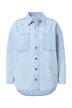 Džínová košile, oversize, límeček, dlouhé rukávy