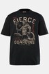 Camiseta JP 1880, media manga, estampado en el pecho, look vintage, hasta la talla 8 XL