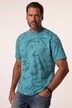 Camiseta JP 1880, media manga, estampado completo, look vintage, hasta la talla 8 XL