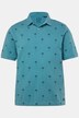 Polo JP 1880 à manches courtes, tissu piqué dans un imprimé all-over - jusqu'au 8 
