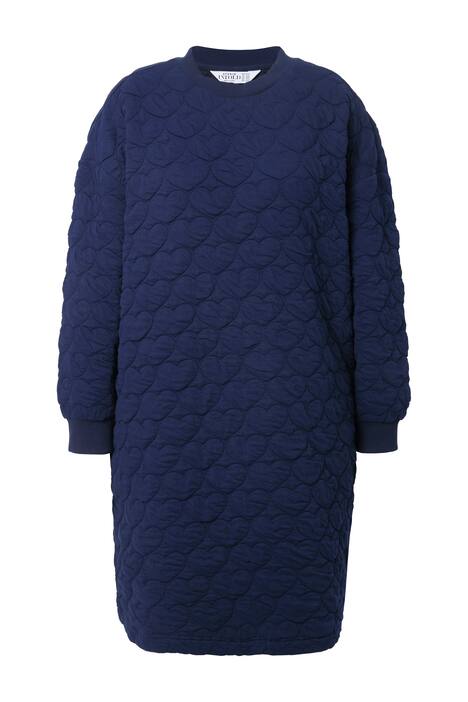Teplákové mini šaty, oversize, vyšívání HEART