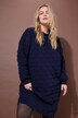 Robe mini en molleton, coupe oversize, matelassage CŒURS