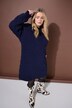 Robe mini en molleton, coupe oversize, matelassage CŒURS