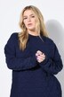 Robe mini en molleton, coupe oversize, matelassage CŒURS