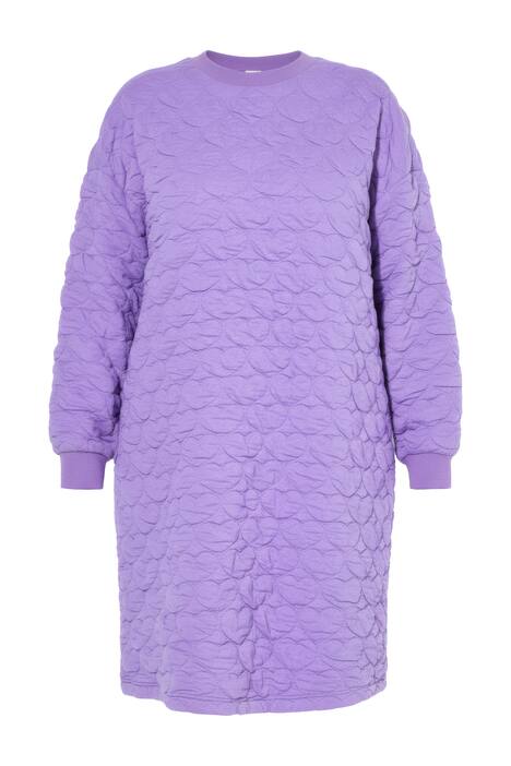 Teplákové mini šaty, oversize, vyšívání HEART