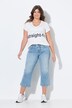 3/4 straight jeans