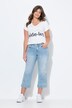 3/4 straight jeans
