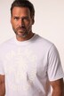JP1880, T-shirt, korte mouwen, print op de borst, tot 8XL