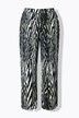 Pantalon plissé, imprimé animal, coupe Wide Legs et taille haute