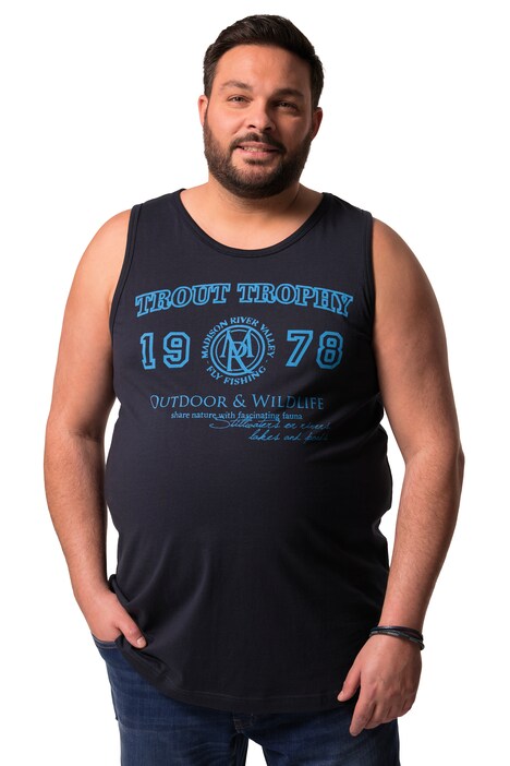 Tílko Men+, spodní košile, potisk, kulatý výstřih, do 8XL